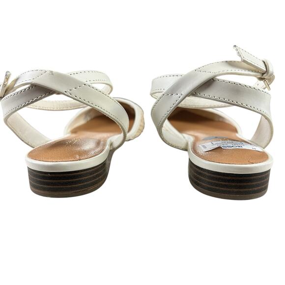 Indigo Rd. Garner Flats Women Size 7 M Cream Mesh Flats Pointed Toe Sling Backs - Picture 5 of 9